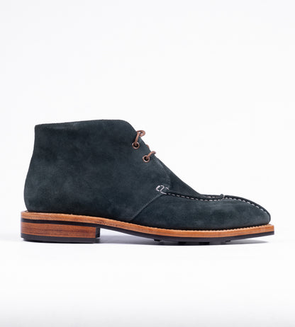 Hand-Welted Olive Suede Chukka Boot