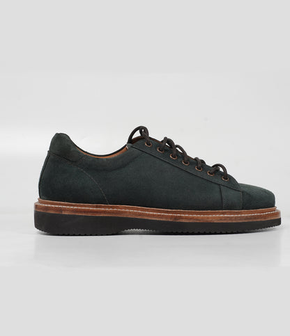 Ojas - HandWelted Olive Suede Sneaker