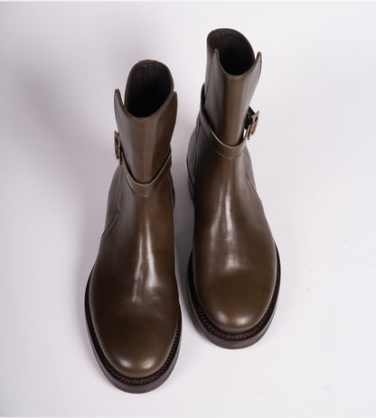 Maryam TPR Olive Jodhpur Boot