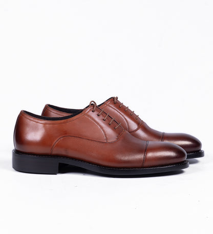 Classic Hand Welted Welted Cognac Captoe Oxfords
