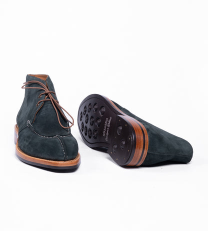 Hand-Welted Olive Suede Chukka Boot