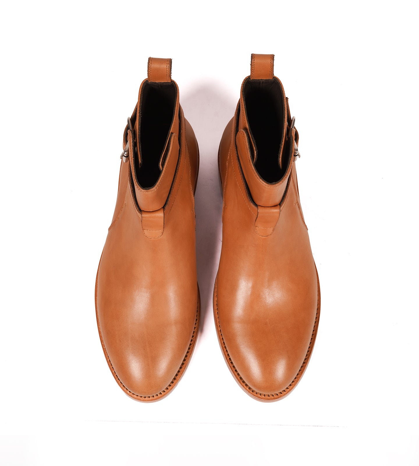 Hand Welted Tan Full Grain Jodhpur Boot