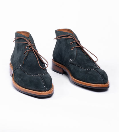 Hand-Welted Olive Suede Chukka Boot