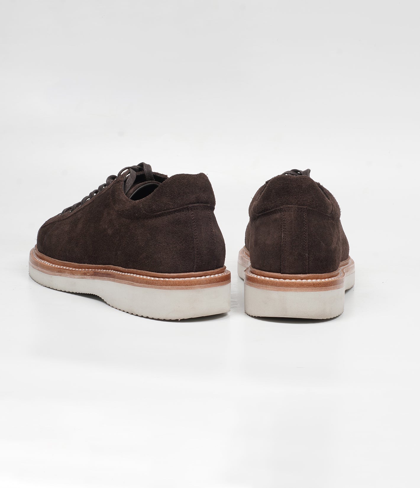 HandWelted Classic Brown Suede Sneaker