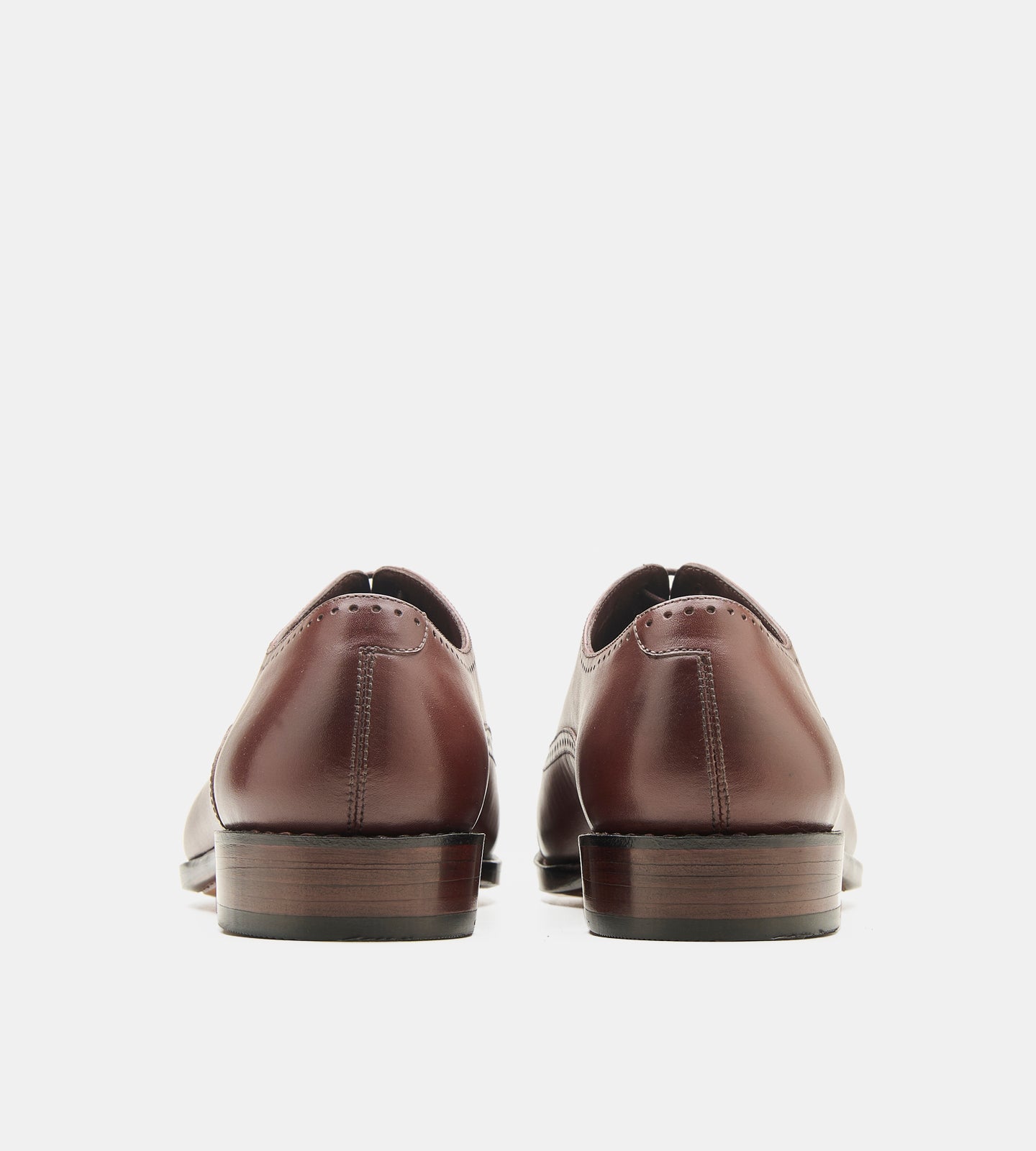 Goodyear Welted Brown Captoe Oxford with Punches