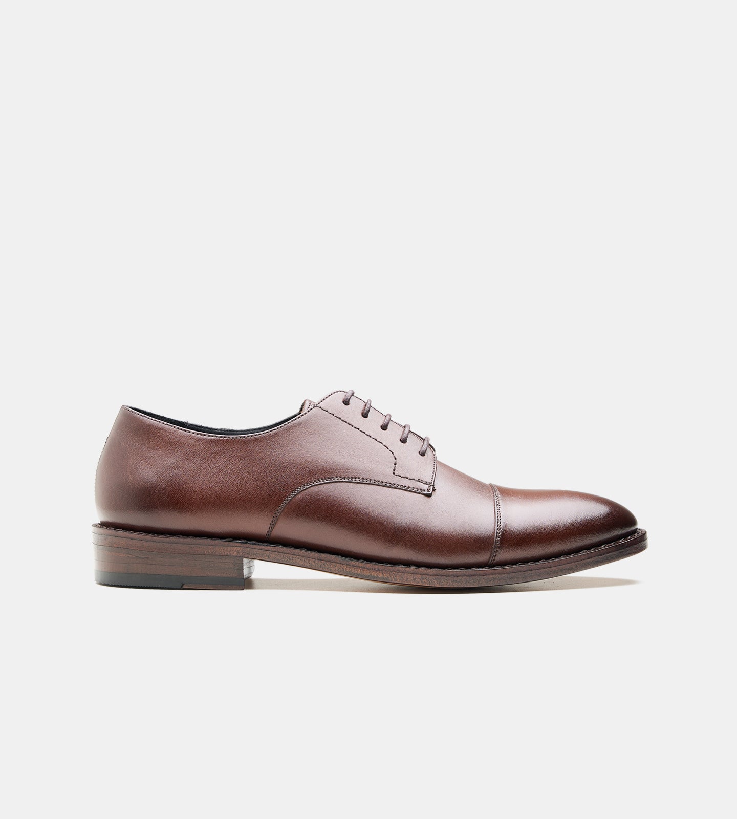 Goodyear Welted Brown Captoe Derby