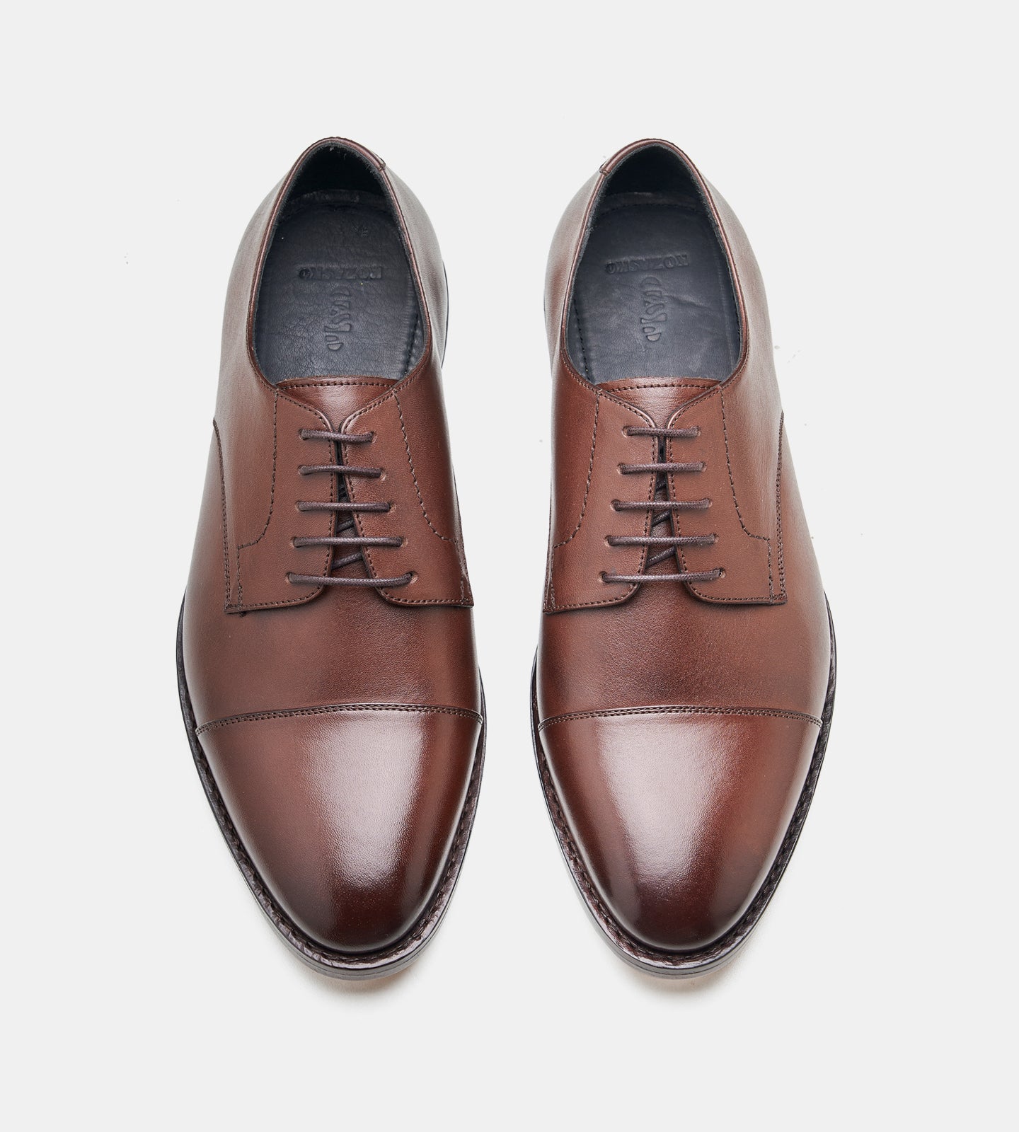 Goodyear Welted Brown Captoe Derby