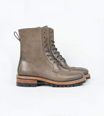 Badalassi Veg Tanned Carlo Pueblo -  Grigio Split Toe Derby Boot
