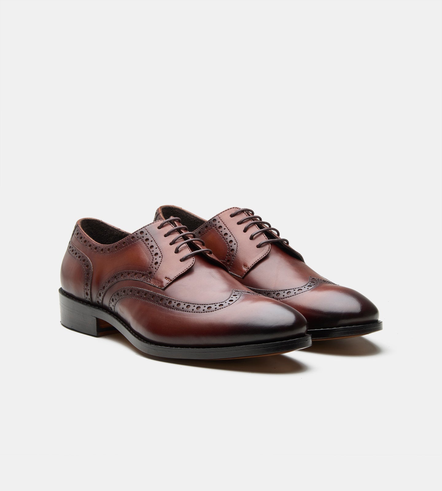 Goodyear Welted British Tan Wingtip Derby Shoe