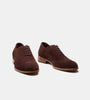 Blake Stitched Brown Suede Wingtip Oxfords