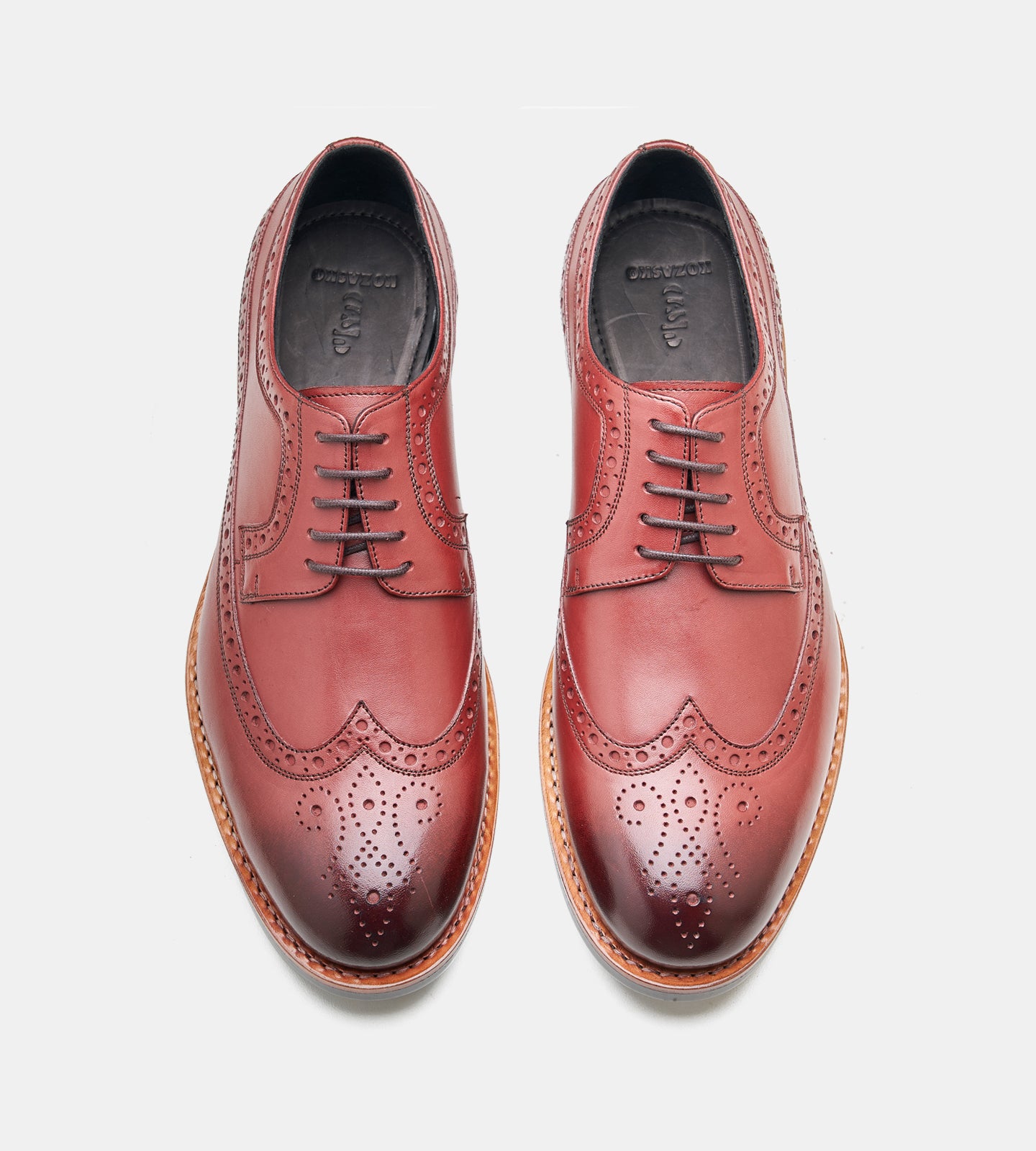 Goodyear Welted Burgundy Longwing Blucher