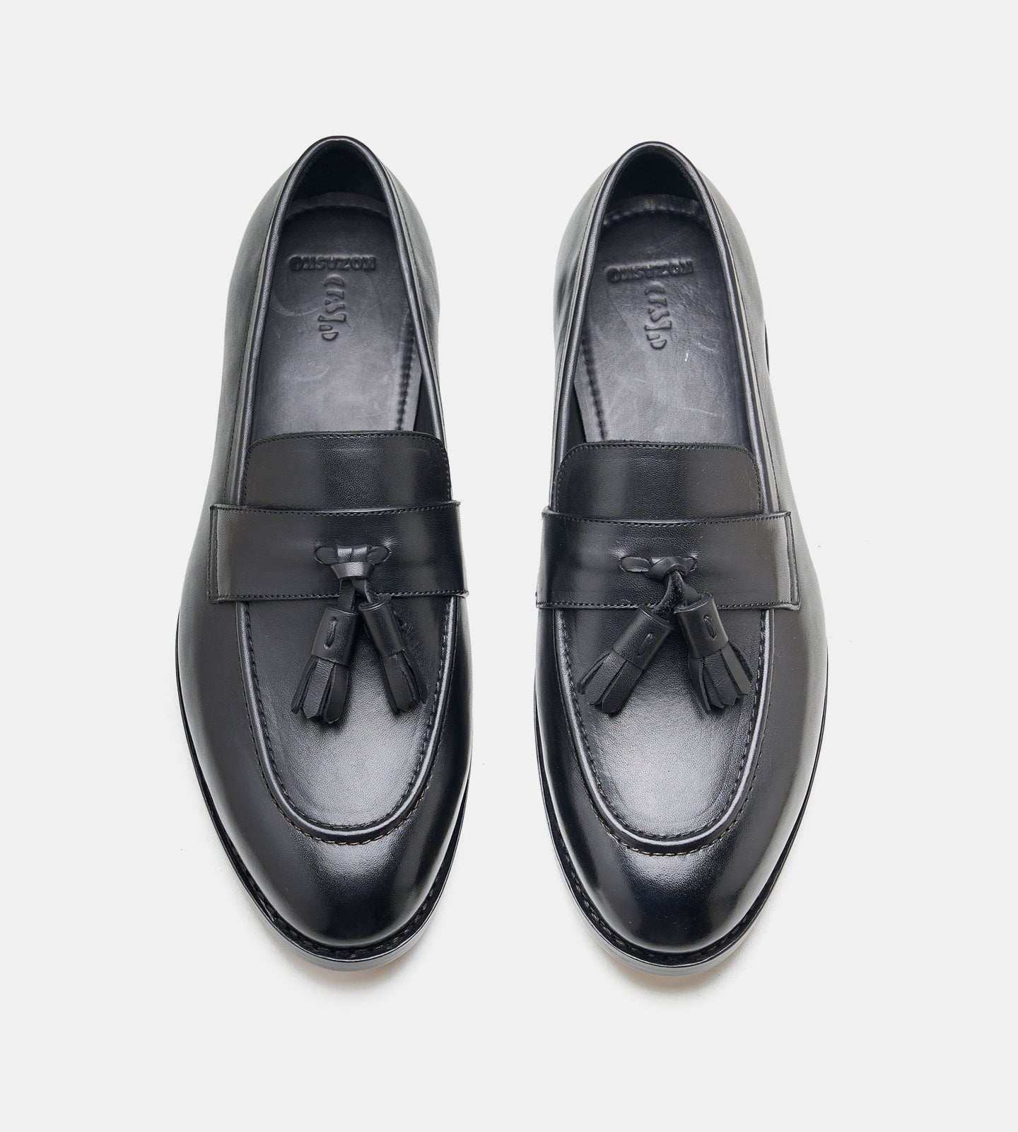 Goodyear Welted Black Tassel Loafer