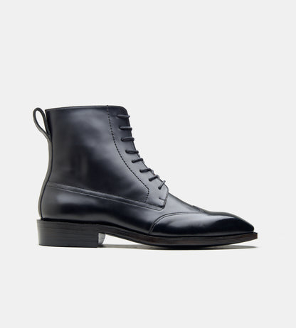 Handwelted Michigan Calf Wingtip Dress Boot