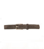 Handmade Groupo Mastrotto Brown Suede Leather Belt