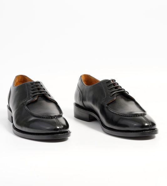 Goodyear Welted Black Split Toe Derby