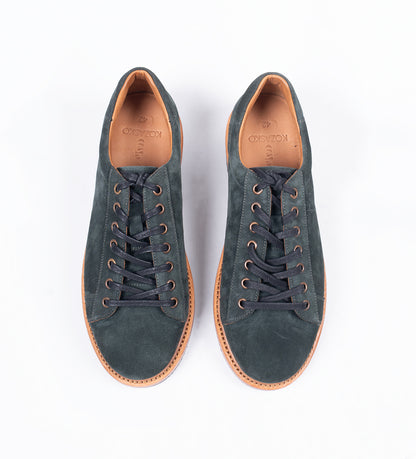 Ojas - HandWelted Olive Suede Sneaker
