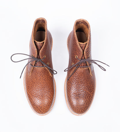 "Arden" - Hand-Welted Shrunken Bison Chukka Boot