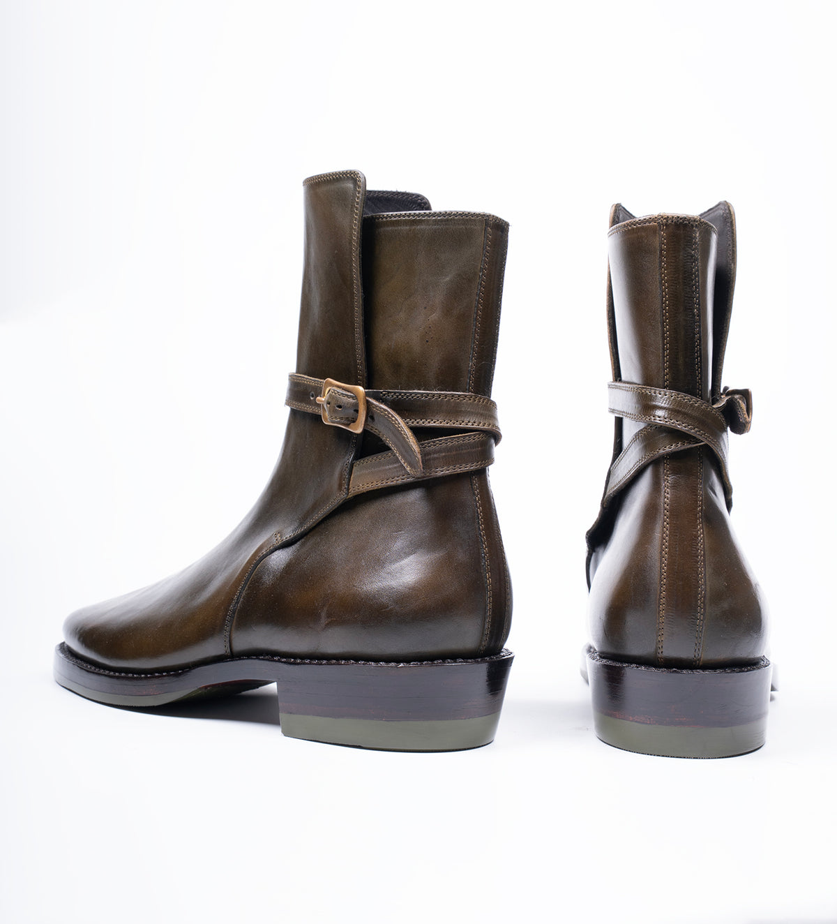 Maryam TPR Olive Jodhpur Boot