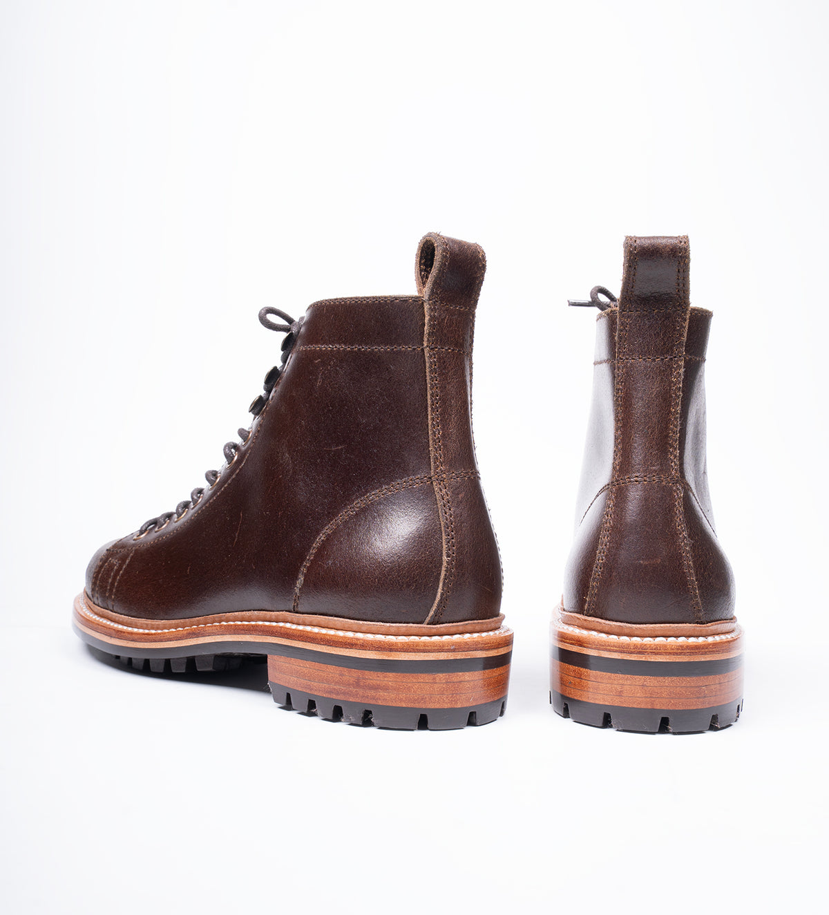 Hand Welted Horween Waxed Flesh Monkey Boots