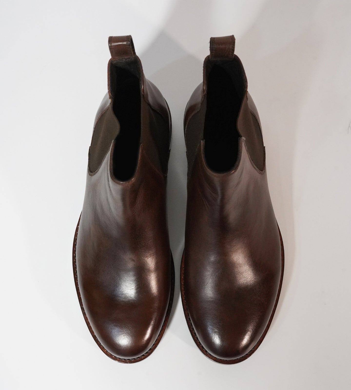 Goodyear Welted Brown Oiled Leather Chelsea Boot