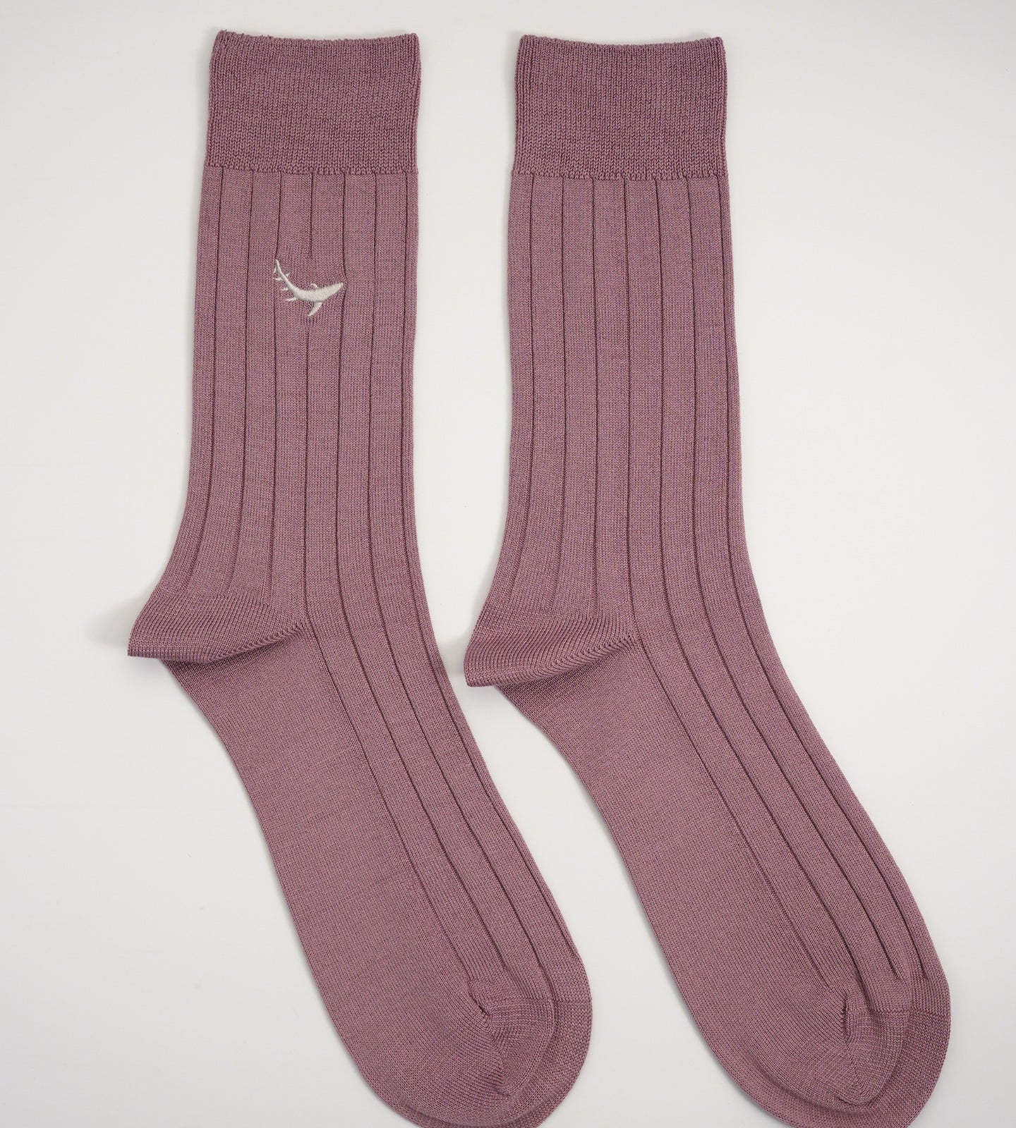 Bamboo Yarn Premium Mauve Mist Full Length Socks