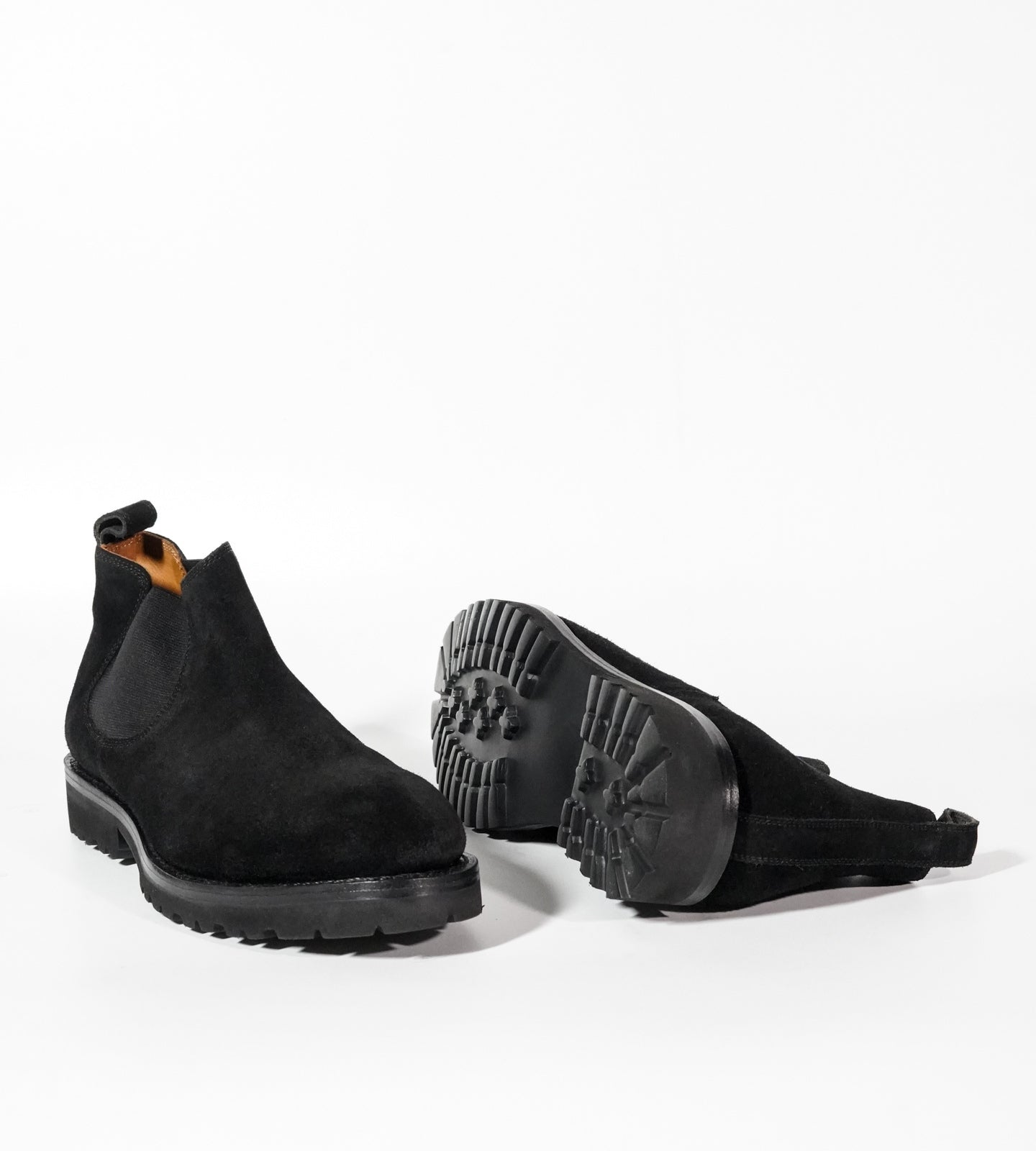 Goodyear Welted Comfort Black Suede Chelsea Boot