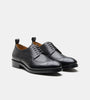 Goodyear Welted Black Wingtip Derby