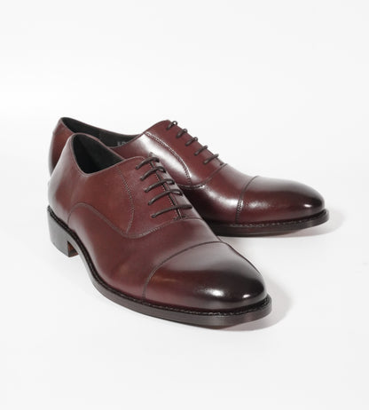 Classic Goodyear Welted Burgundy Captoe Oxfords