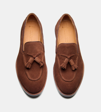 Goodyear Welted Suede Tassel Loafer