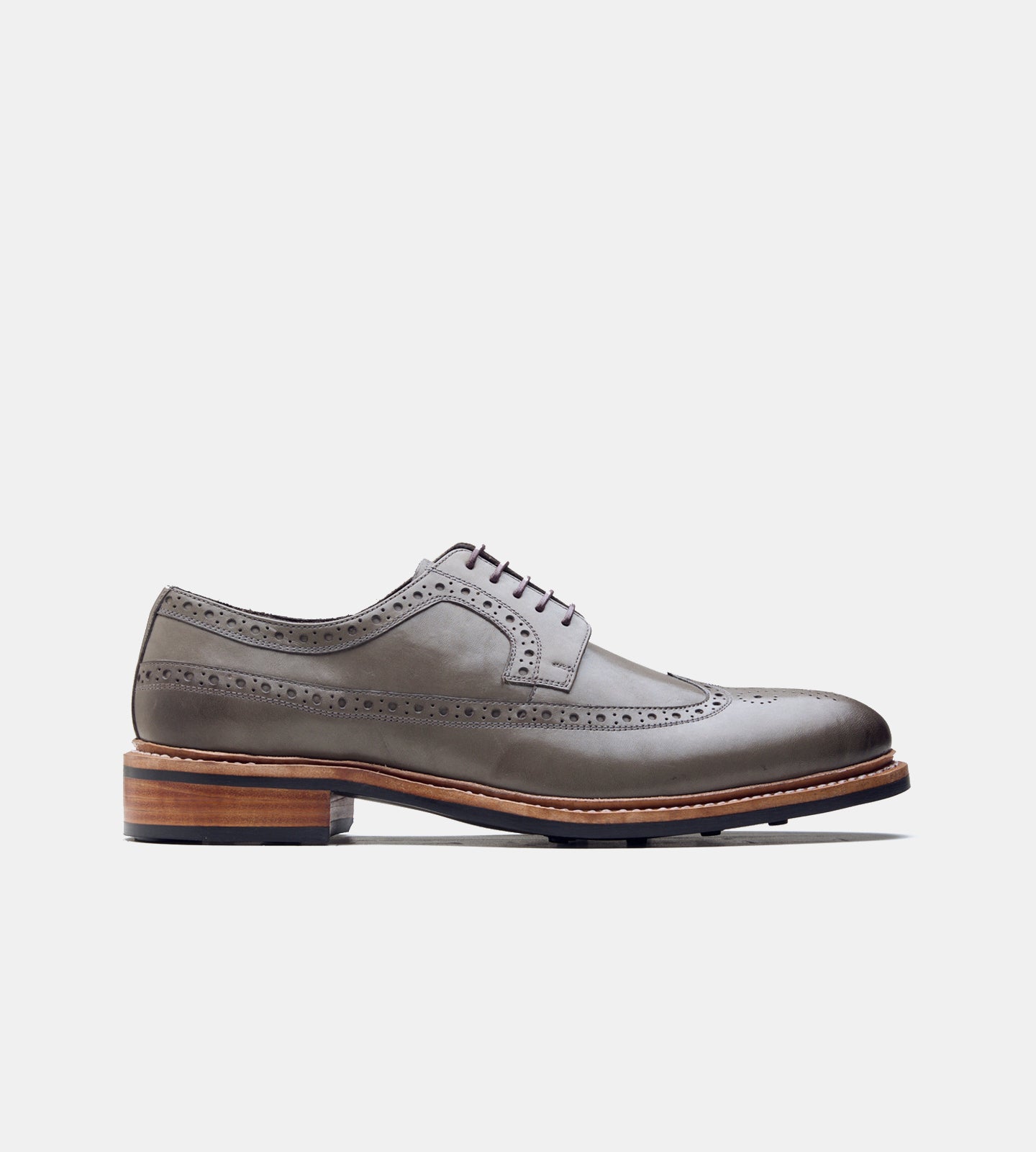 Goodyear Welted Grey Longwing Blucher