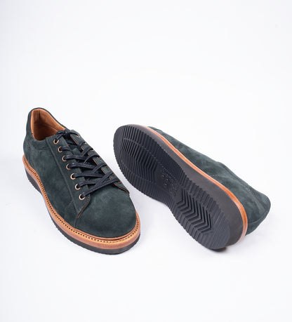 Ojas - HandWelted Olive Suede Sneaker