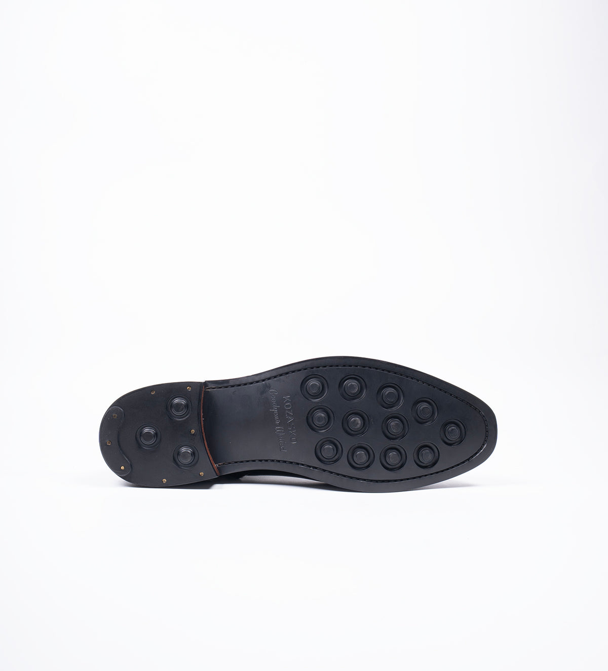 Hand Welted  Black Crust Zipper Chelsea Boot