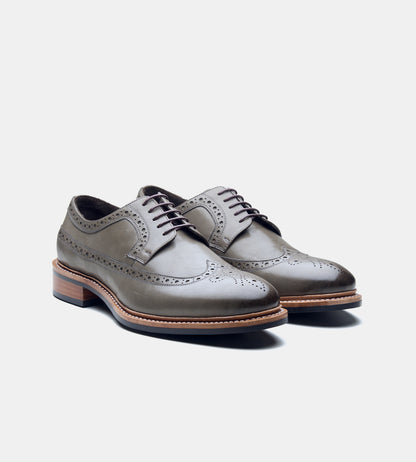 Goodyear Welted Grey Longwing Blucher