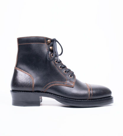Blackwood - Hand Welted Horween Waxed Flesh Captoe Boot