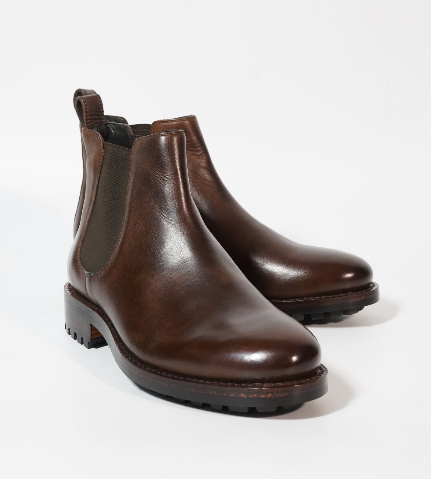 Goodyear Welted Brown Oiled Leather Chelsea Boot