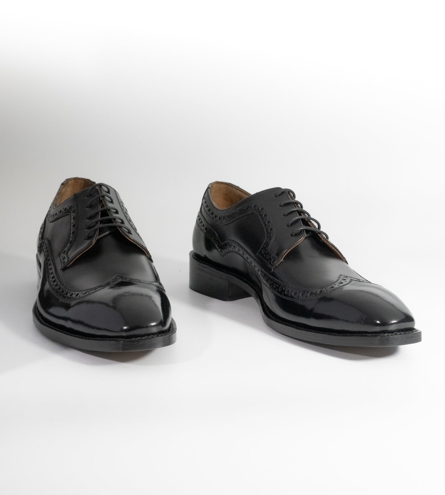 Michigan Black Calf  Wingtip Derby Shoe