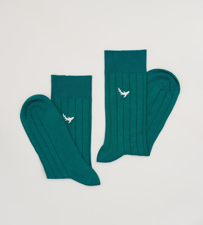 Bamboo Premium Arctic Frost Rubs Formal Socks