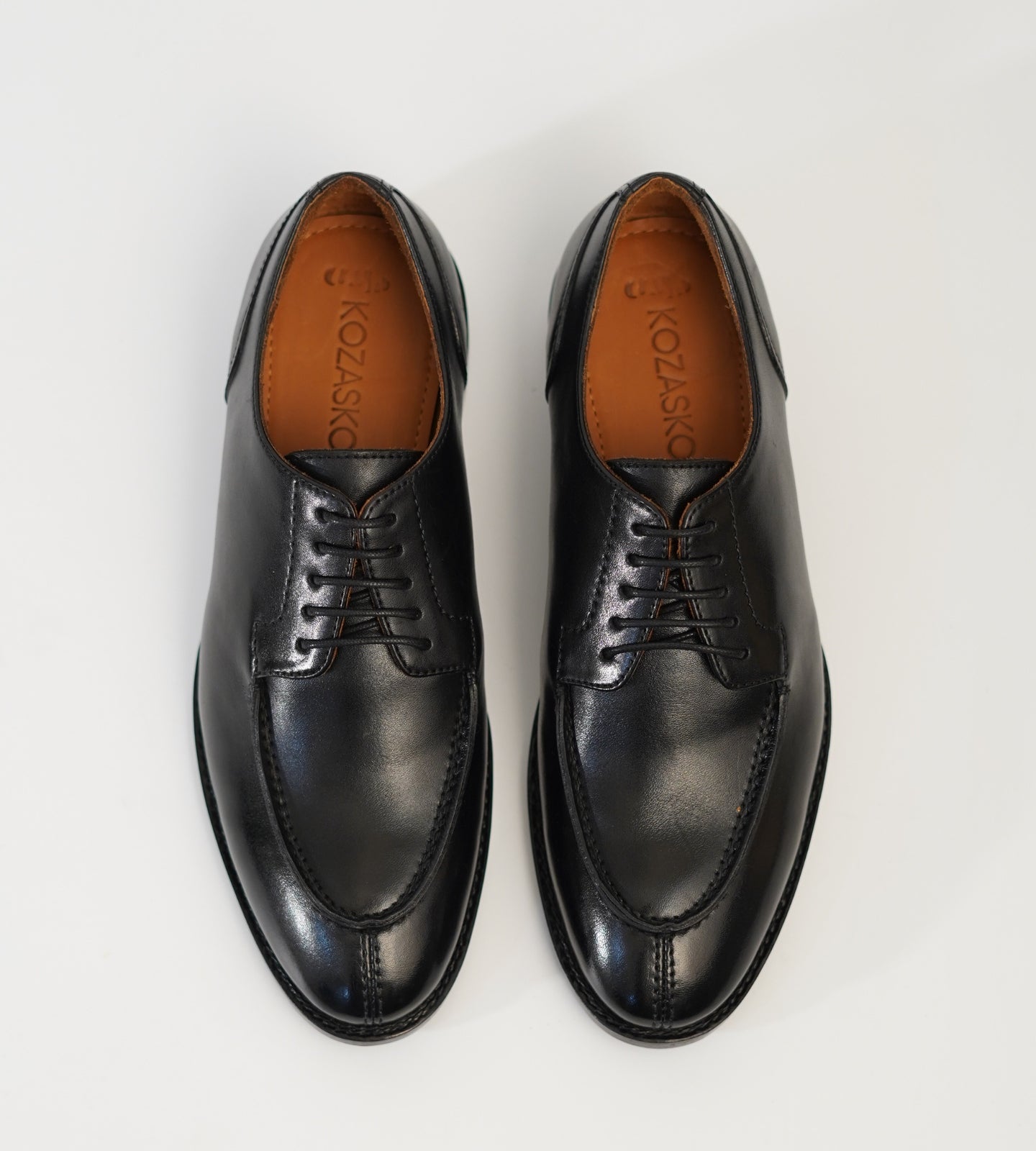 Goodyear Welted Black Split Toe Derby