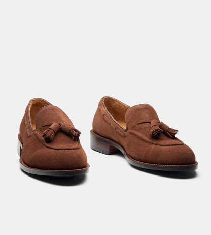 Goodyear Welted Suede Tassel Loafer