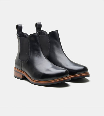 Goodyear Welted Black Chelsea Boot