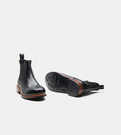 Goodyear Welted Black Chelsea Boot