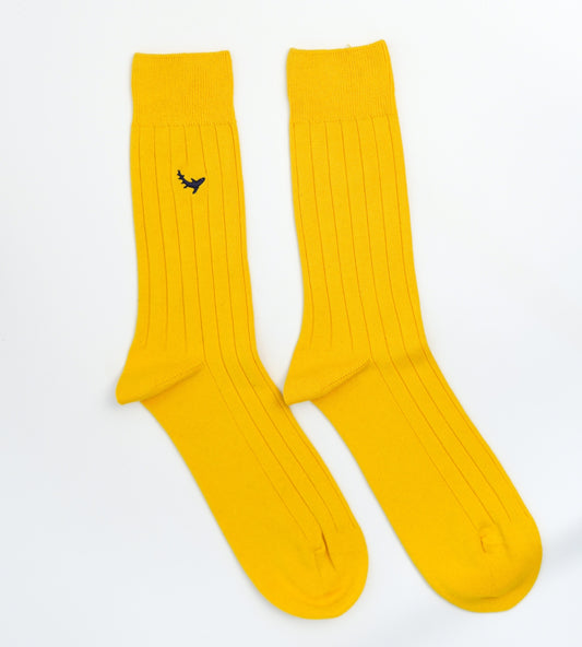 Bamboo Premium Sunflower Spark Formal Socks