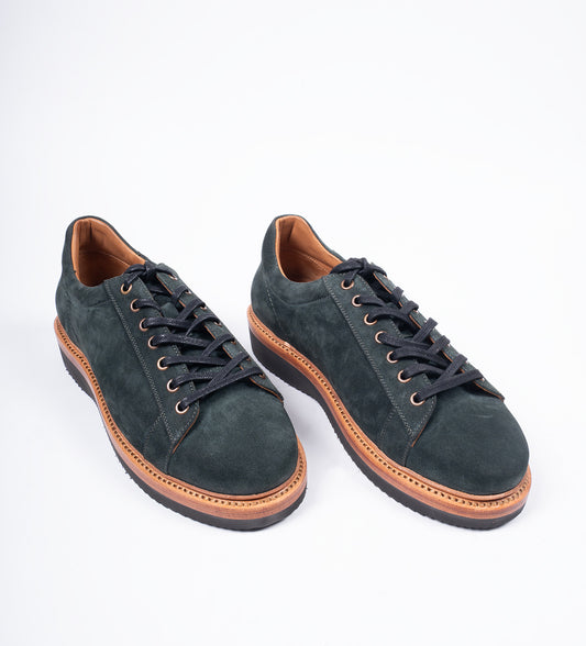Ojas - HandWelted Olive Suede Sneaker