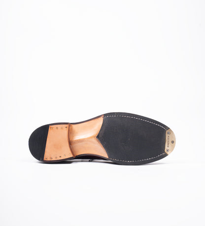 Hand Welted Burgundy Museum calf Longwing Blucher Shoe