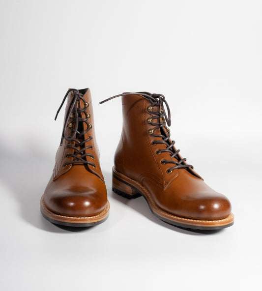 Goodyear Welted Tan Leather Work Boot