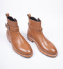 Hand Welted Gruppo Mastrotto Tan Milled Jodhpur Boot