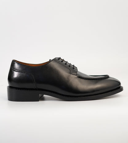 Goodyear Welted Black Split Toe Derby