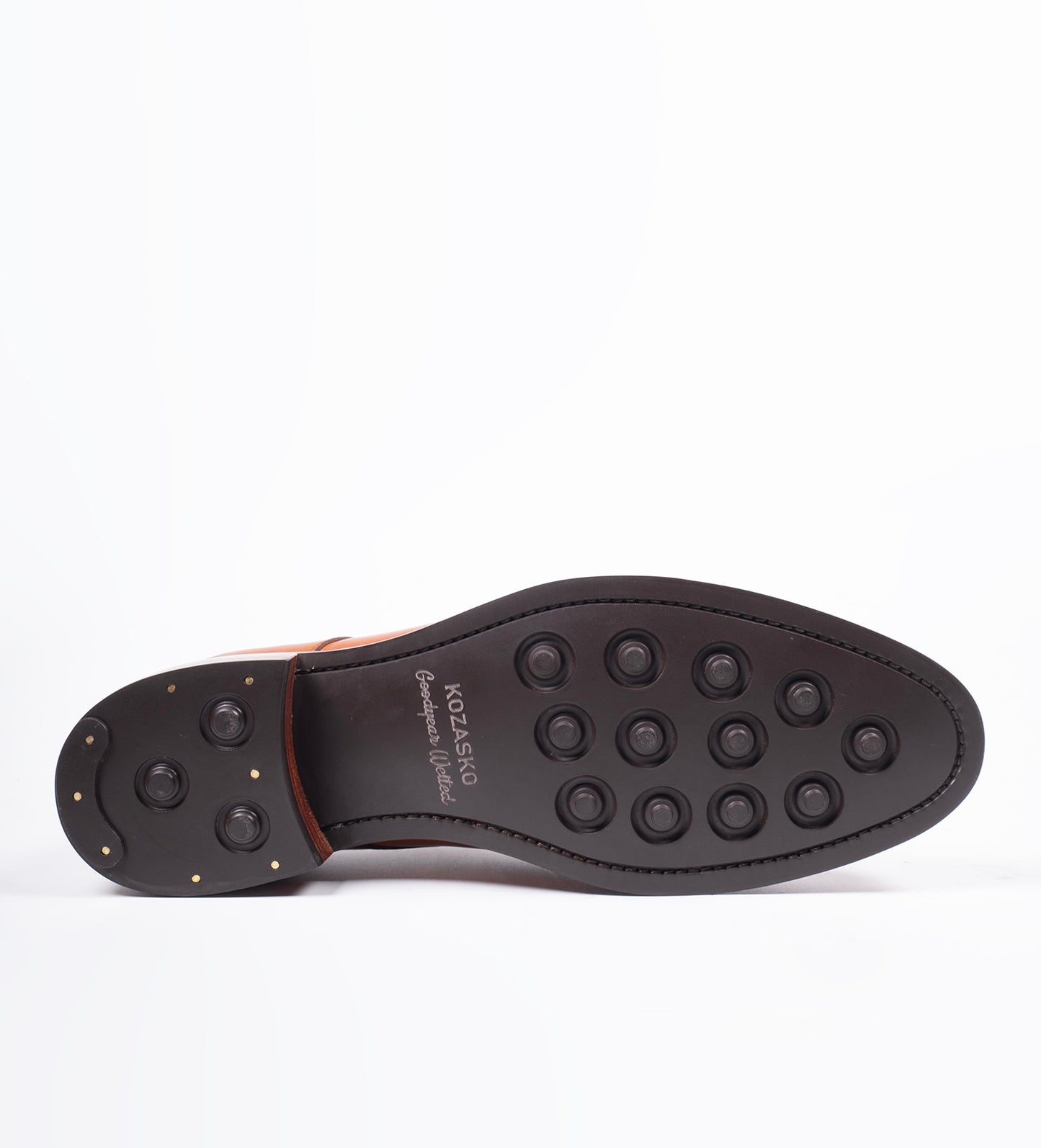 Goodyear Welted Double Strap Tan Monk Shoe
