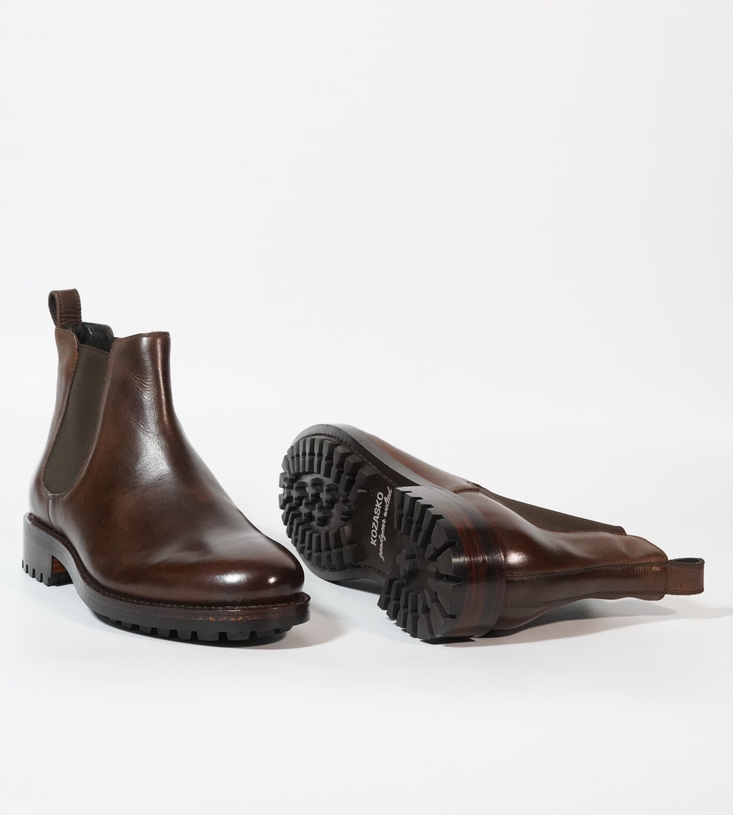 Goodyear Welted Brown Oiled Leather Chelsea Boot