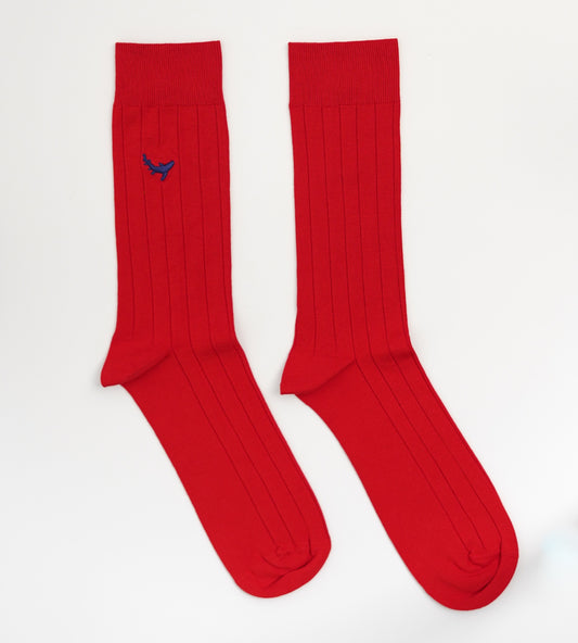 Bamboo Premium Scarlet Rush Formal Socks